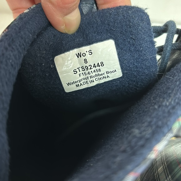 Sperry Top-Sider Women's Gosling Navy Waterproof Rubber Boot. Sz 8 - Picture 7 of 10